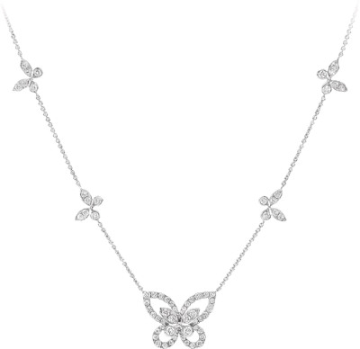 Multi Butterfly Silhouette Diamond Pendant Graff