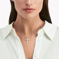 Round Diamond Cross Medium Pendant Graff
