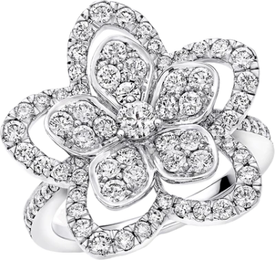 Wild Flower Large Diamond Ring Graff