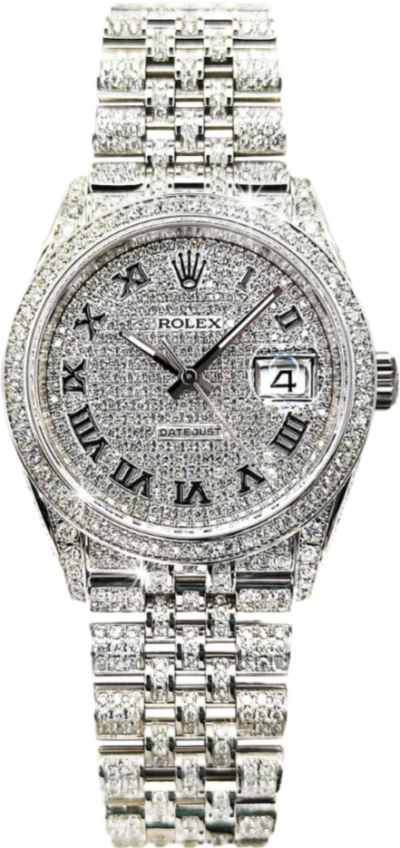 Rolex Datejust Diamonds Full Pave Tuning Rolex Datejust Diamonds Full Pave Tuning