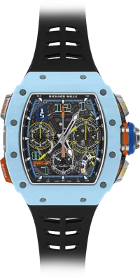 Richard Mille RM 65-01 Automatic Split-Seconds Chronograph Pastek Blue Quartz TPT® Richard Mille RM 65-01 Automatic Split-Seconds Chronograph Pastek Blue Quartz TPT®