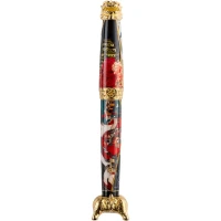 Montegrappa Bijo-To-Yaju Pen, Gold Plated Sterling Silver Montegrappa Bijo-To-Yaju Pen, Gold Plated Sterling Silver