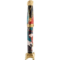 Montegrappa Bijo-To-Yaju Pen, Gold Plated Sterling Silver Montegrappa Bijo-To-Yaju Pen, Gold Plated Sterling Silver
