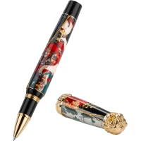 Montegrappa Bijo-To-Yaju Pen, Gold Plated Sterling Silver Montegrappa Bijo-To-Yaju Pen, Gold Plated Sterling Silver