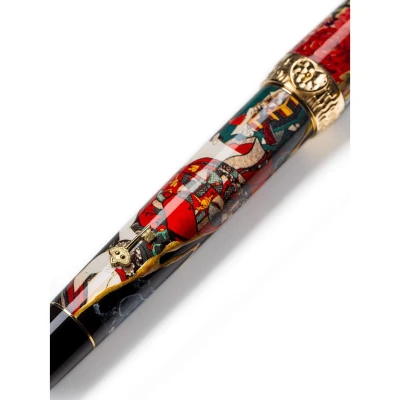 Montegrappa Bijo-To-Yaju Pen, Gold Plated Sterling Silver Montegrappa Bijo-To-Yaju Pen, Gold Plated Sterling Silver