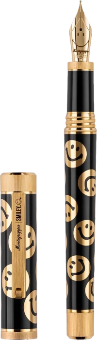 Montegrappa Smiley® Heritage The 1972 Fountain Pen, 14k Gold Nib Montegrappa Smiley® Heritage The 1972 Fountain Pen, 14k Gold Nib