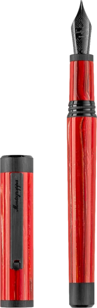 Montegrappa Zero Zodiac Aries Fountain Pen, Ultra Black IP Steel, Steel Nib Montegrappa Zero Zodiac Aries Fountain Pen, Ultra Black IP Steel, Steel Nib
