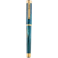 Montegrappa Zero Zodiac Cancer Fountain Pen, Yellow Gold IP Steel, 14k Gold Nib Montegrappa Zero Zodiac Cancer Fountain Pen, Yellow Gold IP Steel, 14k Gold Nib