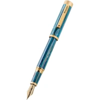 Montegrappa Zero Zodiac Cancer Fountain Pen, Yellow Gold IP Steel, 14k Gold Nib Montegrappa Zero Zodiac Cancer Fountain Pen, Yellow Gold IP Steel, 14k Gold Nib