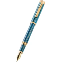 Montegrappa Zero Zodiac Cancer Fountain Pen, Yellow Gold IP Steel, Steel Nib Montegrappa Zero Zodiac Cancer Fountain Pen, Yellow Gold IP Steel, Steel Nib