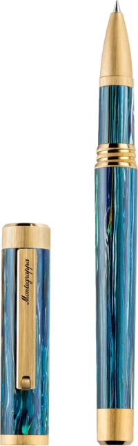 Montegrappa Zero Zodiac Cancer Pen, Yellow Gold IP Steel Montegrappa Zero Zodiac Cancer Pen, Yellow Gold IP Steel