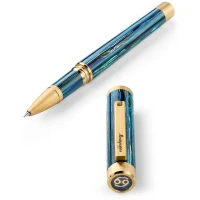 Montegrappa Zero Zodiac Cancer Pen, Yellow Gold IP Steel Montegrappa Zero Zodiac Cancer Pen, Yellow Gold IP Steel