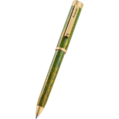 Montegrappa Zero Zodiac Gemini Pen, Yellow Gold IP Steel Montegrappa Zero Zodiac Gemini Pen, Yellow Gold IP Steel