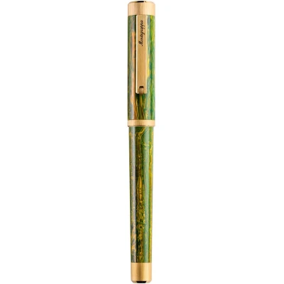 Montegrappa Zero Zodiac Gemini Pen, Yellow Gold IP Steel Montegrappa Zero Zodiac Gemini Pen, Yellow Gold IP Steel