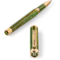 Montegrappa Zero Zodiac Gemini Pen, Yellow Gold IP Steel Montegrappa Zero Zodiac Gemini Pen, Yellow Gold IP Steel
