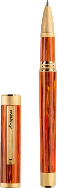 Montegrappa Zero Zodiac Leo Pen, Yellow Gold IP Steel Montegrappa Zero Zodiac Leo Pen, Yellow Gold IP Steel