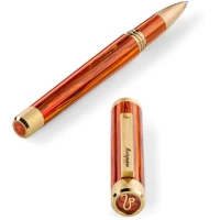 Montegrappa Zero Zodiac Leo Pen, Yellow Gold IP Steel Montegrappa Zero Zodiac Leo Pen, Yellow Gold IP Steel