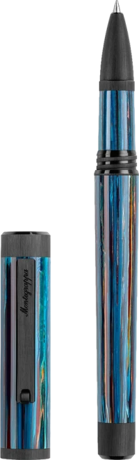 Montegrappa Zero Zodiac Libra Pen, Ultra Black IP Steel Montegrappa Zero Zodiac Libra Pen, Ultra Black IP Steel