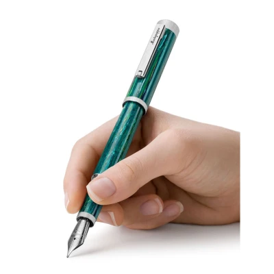 Montegrappa Zero Zodiac Sagittarius Fountain Pen, Palladium IP Steel, Steel Nib Montegrappa Zero Zodiac Sagittarius Fountain Pen, Palladium IP Steel, Steel Nib