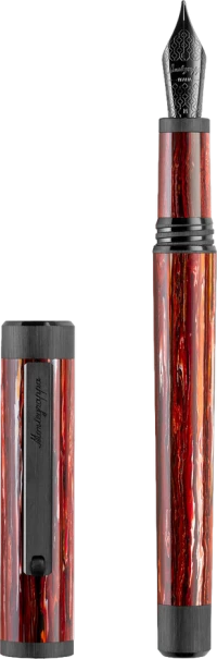 Montegrappa Zero Zodiac Scorpio Fountain Pen, Ultra Black IP Steel, Steel Nib Montegrappa Zero Zodiac Scorpio Fountain Pen, Ultra Black IP Steel, Steel Nib