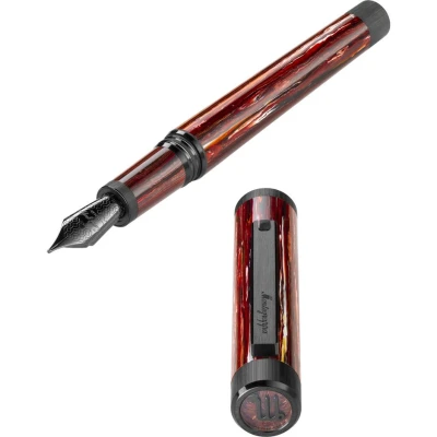 Montegrappa Zero Zodiac Scorpio Fountain Pen, Ultra Black IP Steel, Steel Nib Montegrappa Zero Zodiac Scorpio Fountain Pen, Ultra Black IP Steel, Steel Nib