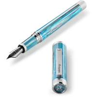 Montegrappa Zero Zodiac Taurus Fountain Pen, Palladium IP Steel, Steel Nib Montegrappa Zero Zodiac Taurus Fountain Pen, Palladium IP Steel, Steel Nib