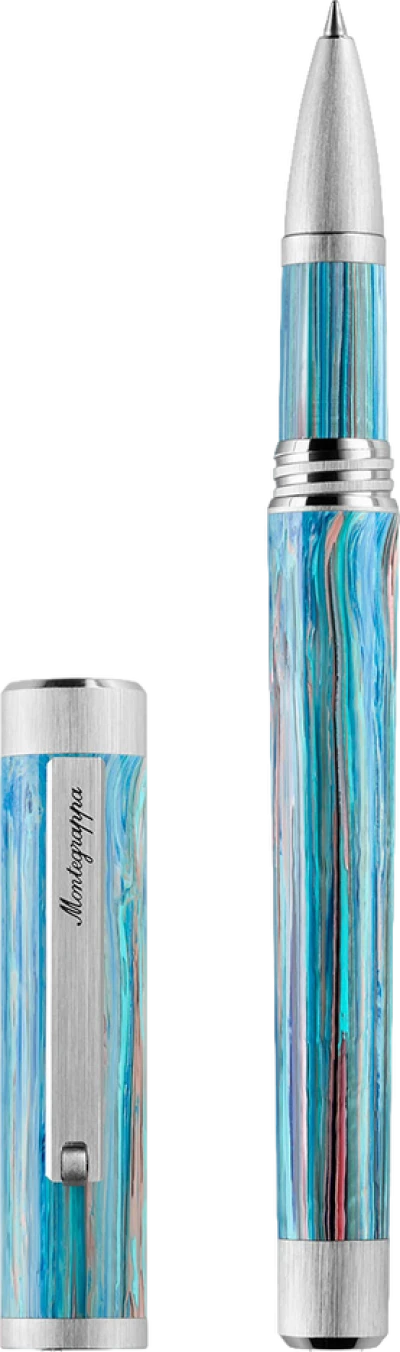 Montegrappa Zero Zodiac Taurus Pen, Palladium IP Steel