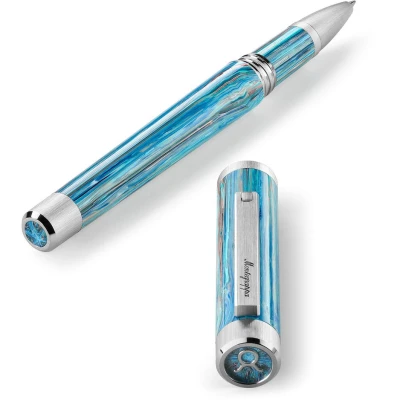 Montegrappa Zero Zodiac Taurus Pen, Palladium IP Steel Montegrappa Zero Zodiac Taurus Pen, Palladium IP Steel