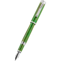 Montegrappa Zero Zodiac Virgo Fountain Pen, Palladium IP Steel, Steel Nib Montegrappa Zero Zodiac Virgo Fountain Pen, Palladium IP Steel, Steel Nib