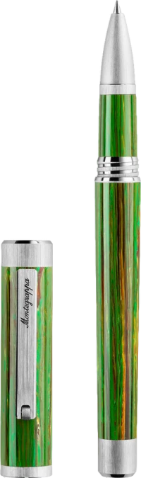 Montegrappa Zero Zodiac Virgo Pen, Palladium IP Steel Montegrappa Zero Zodiac Virgo Pen, Palladium IP Steel