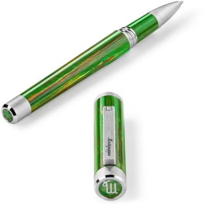 Montegrappa Zero Zodiac Virgo Pen, Palladium IP Steel Montegrappa Zero Zodiac Virgo Pen, Palladium IP Steel