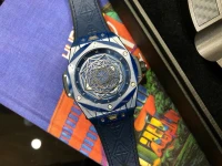 Hublot BIG BANG UNICO SANG BLEU CERAMIC BLUE Hublot BIG BANG UNICO SANG BLEU CERAMIC BLUE