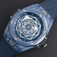 Hublot BIG BANG UNICO SANG BLEU CERAMIC BLUE Hublot BIG BANG UNICO SANG BLEU CERAMIC BLUE