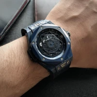 Hublot BIG BANG UNICO SANG BLEU CERAMIC BLUE Hublot BIG BANG UNICO SANG BLEU CERAMIC BLUE