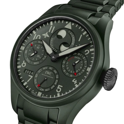 IWC Big Pilot’s Watch Perpetual Calendar TOP GUN Woodland IWC Big Pilot’s Watch Perpetual Calendar TOP GUN Woodland