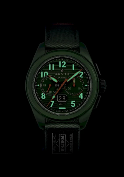 Zenith PILOT BIG DATE FLYBACK PORTER YOSHIDA Zenith PILOT BIG DATE FLYBACK PORTER YOSHIDA
