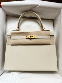 Hermes Kelly 25 craie / Epsom / Ghw W Hermes Kelly 25 craie / Epsom / Ghw W