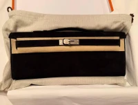 Hermes Kelly Cut Black / Veau Doublis / phw W Hermes Kelly Cut Black / Veau Doublis / phw W