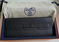 Hermes Birkin Clutch Veau Swift / Noir / Shadow Hermes Birkin Clutch Veau Swift / Noir / Shadow