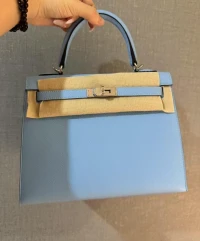 Hermes Kelly 25 celeste / epsom / phw U Hermes Kelly 25 celeste / epsom / phw U