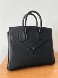 Hermes Birkin 25 shadow noir / Swift W Hermes Birkin 25 shadow noir / Swift W