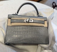 Hermes Kelly 20 Ciment / Matt / phw Hermes Kelly 20 Ciment / Matt / phw