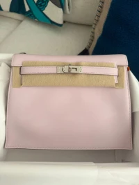 Hermes Kelly 22 Mauve pale / swift / Phw Hermes Kelly 22 Mauve pale / swift / Phw