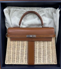 Hermes Kelly 35 picnic / barenia / phw Hermes Kelly 35 picnic / barenia / phw