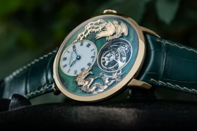 Arnold & Son Ultrathin Tourbillon Dragon & Phoenix "Verdite" 1UTAR.Z05A